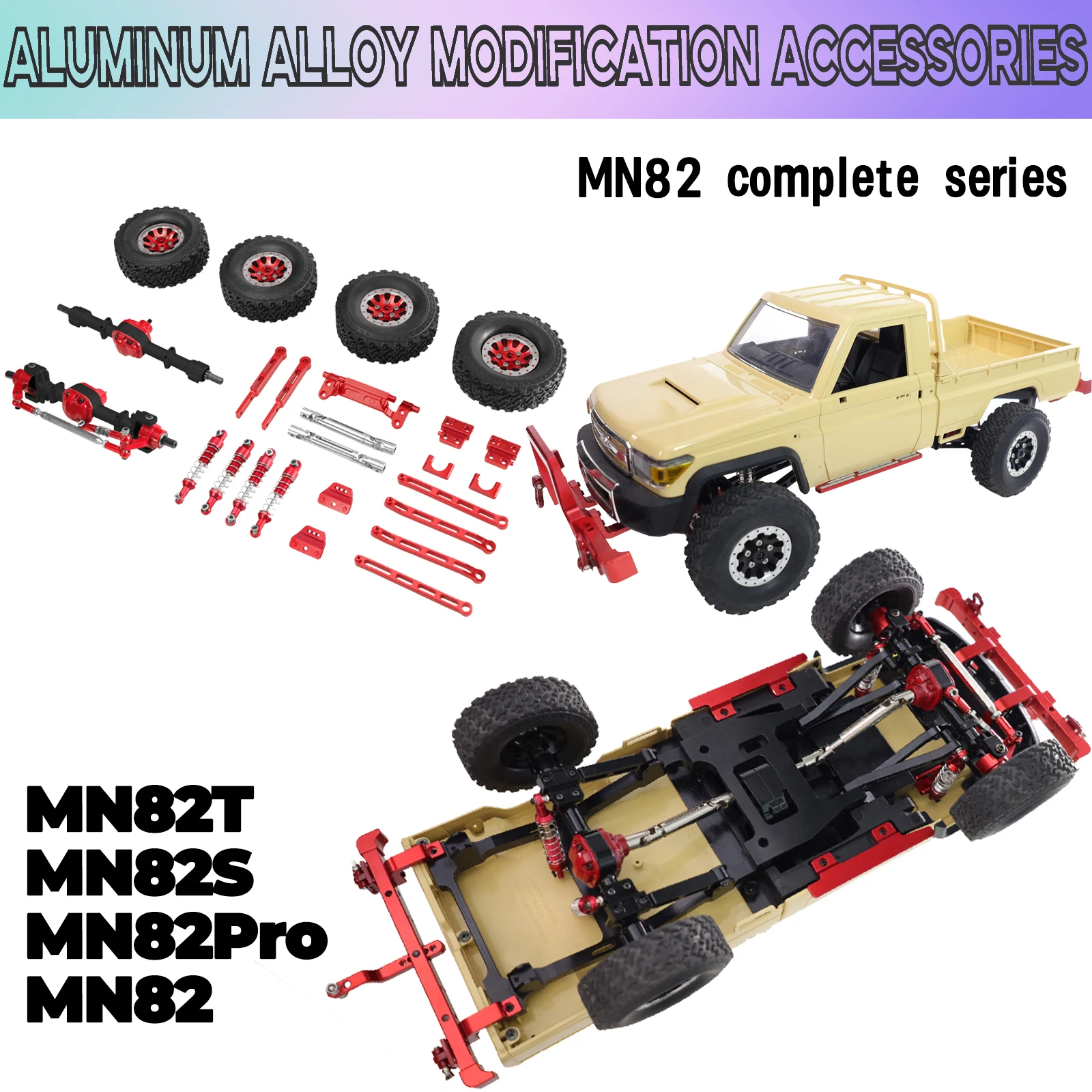 Металлический шариковый замок, ступица передней и задней оси, набор тяг для модели MN MN82T LC79 MN82S MN82Pro MN82 RC Автомобильные аксессуары
Металлический шариковый замок, ступица передней и задней оси, набор тяг для модели MN MN82T LC79 MN82S MN82Pro MN82 RC Автомобильные аксессуары