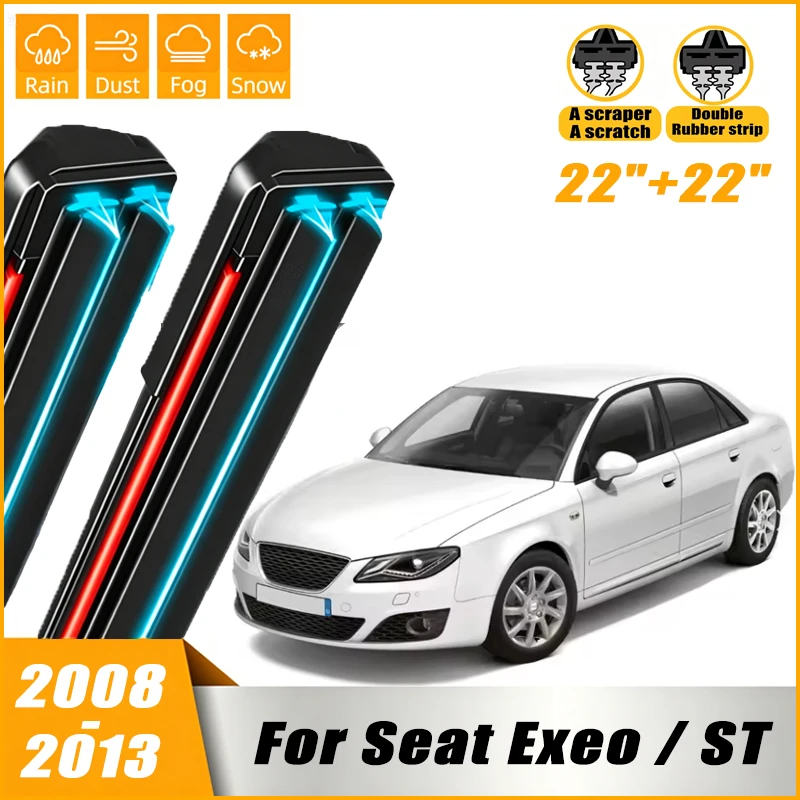 2pcs Front Windshield Windscreen Wiper Blades For Seat Exeo .ST 2008 2009 2010 2011 2012 2013 Window Rain Brushes 22"+22"
2pcs Front Windshield Windscreen Wiper Blades For Seat Exeo .ST 2008 2009 2010 2011 2012 2013 Window Rain Brushes 22"+22"