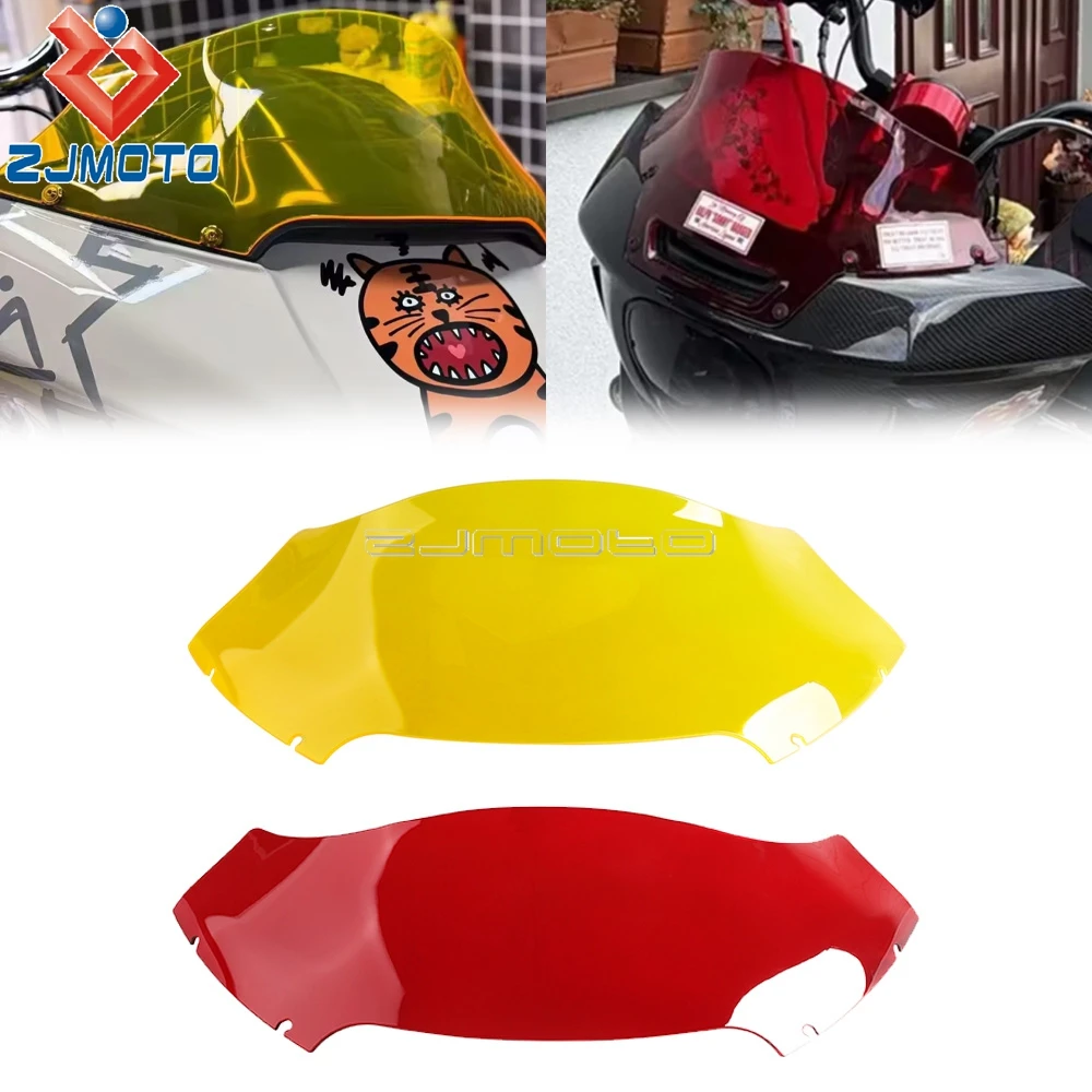 For Harley 2015-2023 Road Glide FLTRX Motorcycle Accessories 7" 9" Multi-color Front Wind Screen Shield Spoiler Wind Deflector
For Harley 2015-2023 Road Glide FLTRX Motorcycle Accessories 7" 9" Multi-color Front Wind Screen Shield Spoiler Wind Deflector