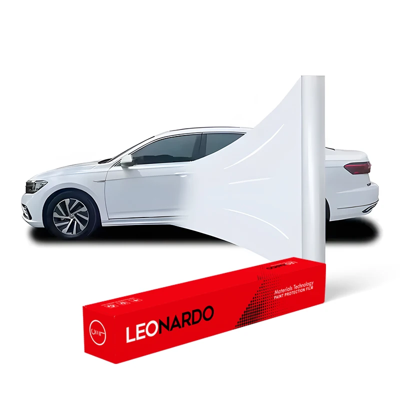 Leonardo 1.52*15M Custom Manufacturer Color Changing Premium PPF Pearl White Grey Black Car Paint Protection Film
Leonardo 1.52*15M Custom Manufacturer Color Changing Premium PPF Pearl White Grey Black Car Paint Protection Film