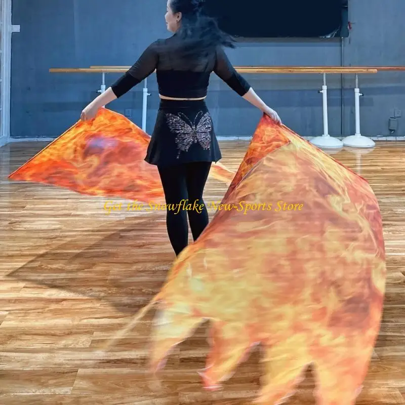 E56D 2Pcs Flame Pattern Worship Wing Flags Praise Dance Flags with Scalable Rods
E56D 2Pcs Flame Pattern Worship Wing Flags Praise Dance Flags with Scalable Rods