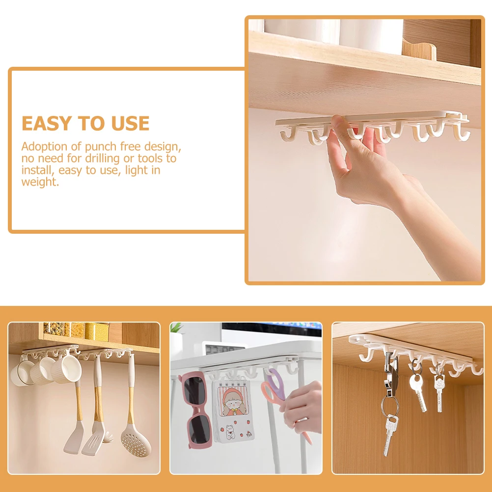 Sliding Track Hooks White Kitchen ganizer 27 45CM Telescopic Punch Free Hanger For Pots Pans Utensils Space Saving Under Cabinet
Sliding Track Hooks White Kitchen ganizer 27 45CM Telescopic Punch Free Hanger For Pots Pans Utensils Space Saving Under Cabinet
