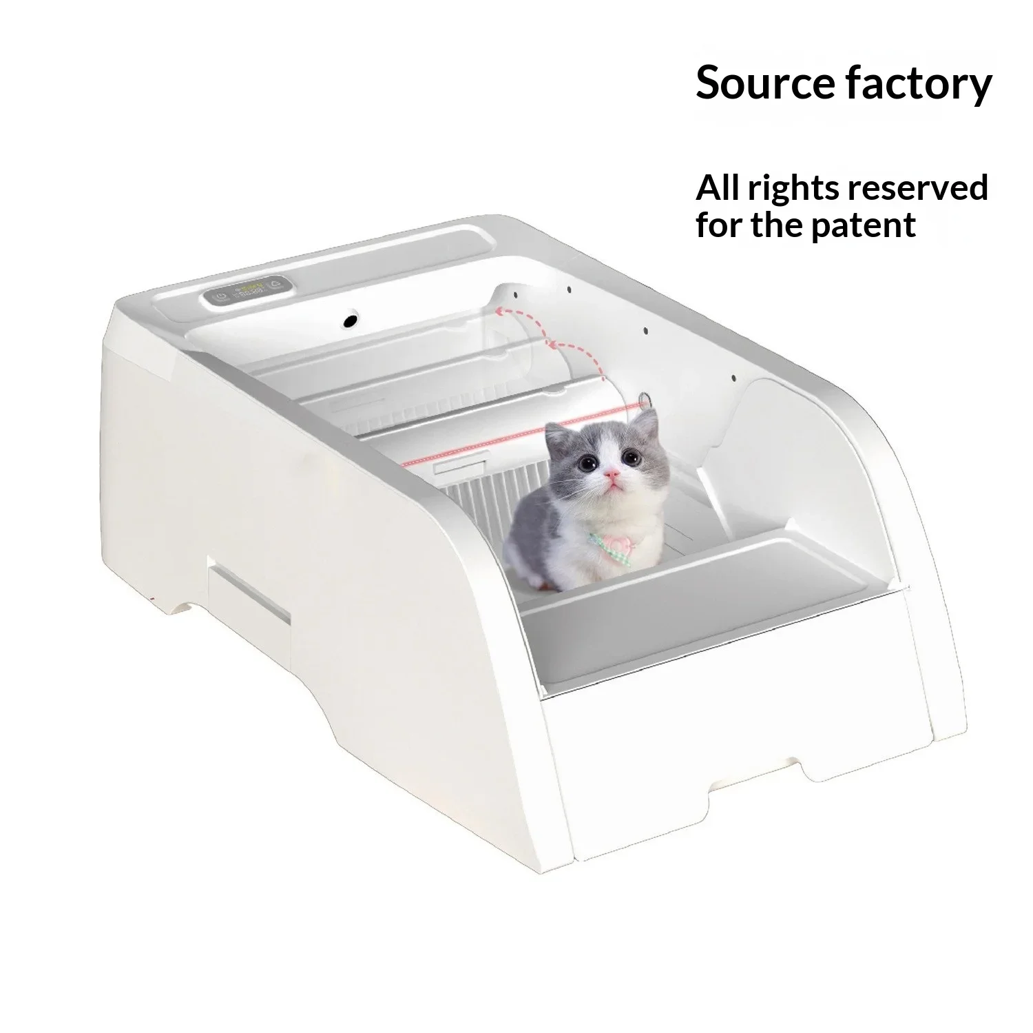 Top New Open-Top Self-Cleaning Cat Litter Box, Top-Filling & Multi-Cat Detection, Extra Large Automatic Kitty Toilet for Indoor
Top New Open-Top Self-Cleaning Cat Litter Box, Top-Filling & Multi-Cat Detection, Extra Large Automatic Kitty Toilet for Indoor