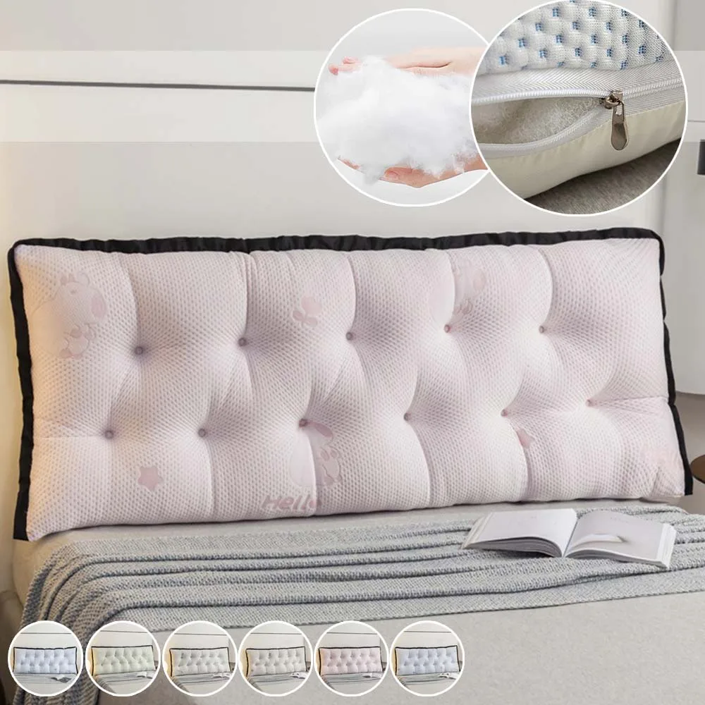 Large Bedside Pillow Backrest Bedroom Cushion with Cartoon Pattern PP Cotton Filling Sofa Bed Tatami Waist Protection for Home
Large Bedside Pillow Backrest Bedroom Cushion with Cartoon Pattern PP Cotton Filling Sofa Bed Tatami Waist Protection for Home