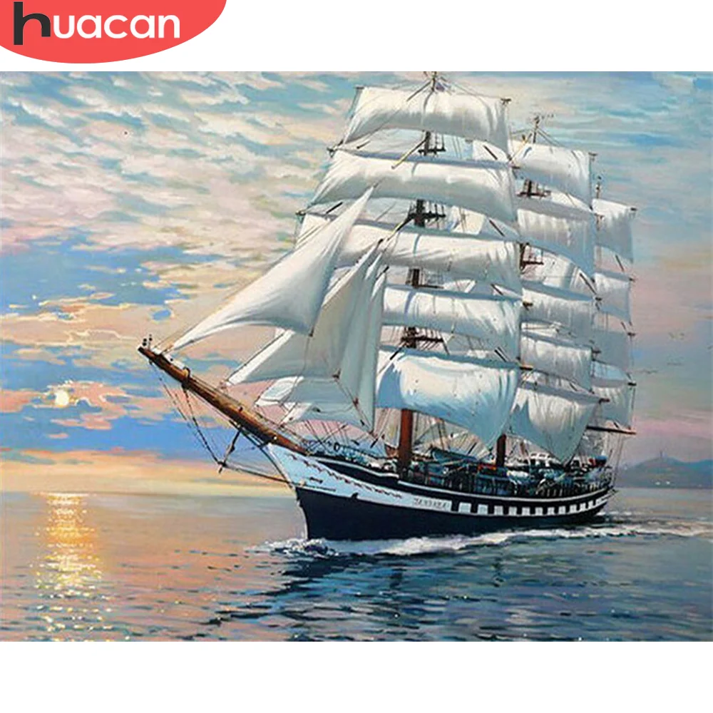 HUACAN DIY Pictures By Number Sailboat Kits Home Decor Painting By Numbers Scenery Drawing On Canvas HandPainted Art Gift
HUACAN DIY Pictures By Number Sailboat Kits Home Decor Painting By Numbers Scenery Drawing On Canvas HandPainted Art Gift