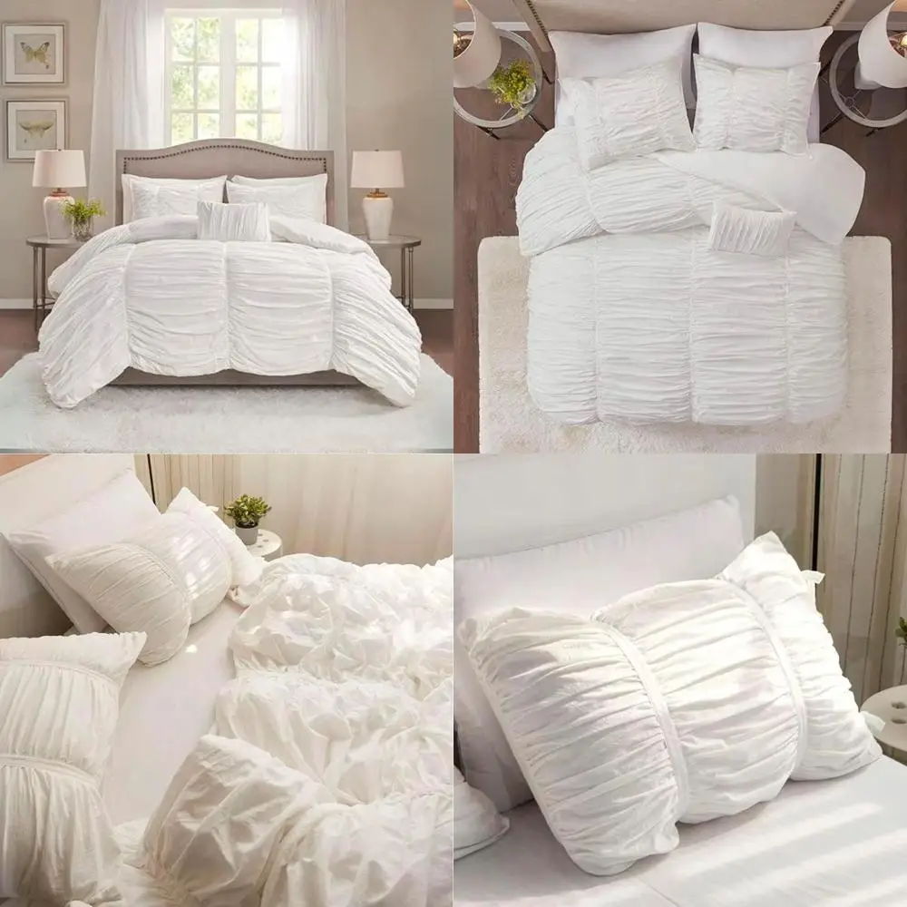 Комплект пододеяльников из 100% египетского хлопка — 500TC, на молнии и завязанные углы, полный/королевский, белый
Комплект пододеяльников из 100% египетского хлопка — 500TC, на молнии и завязанные углы, полный/королевский, белый