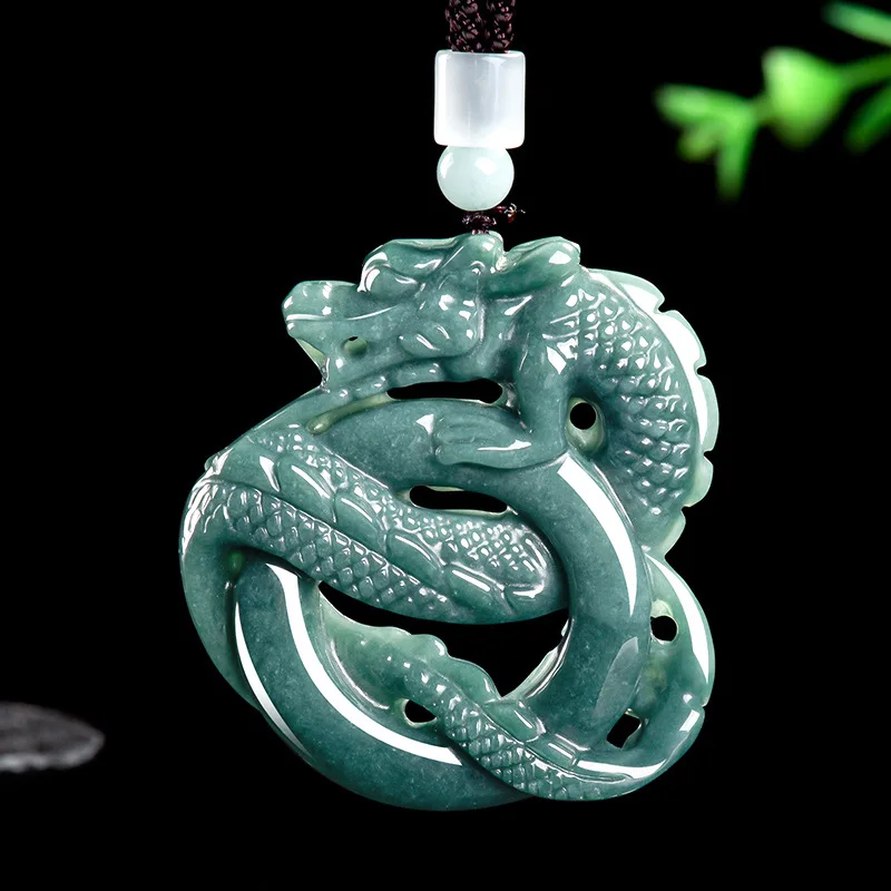 Высококачественный натуральный жадеит, кулон с синим водным драконом, красиво резное модное мужское и женское нефритовое ожерелье, подарок на удачу
Высококачественный натуральный жадеит, кулон с синим водным драконом, красиво резное модное мужское и женское нефритовое ожерелье, подарок на удачу