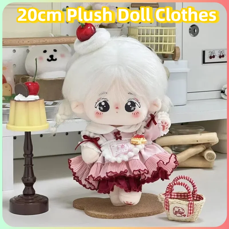 20cm Plush Doll Clothes Cherry Cake Sweet Cute Style Costume For Regular Body Stuffed Toy Dress Up Soft Lovely Outfit Accessory
20cm Plush Doll Clothes Cherry Cake Sweet Cute Style Costume For Regular Body Stuffed Toy Dress Up Soft Lovely Outfit Accessory