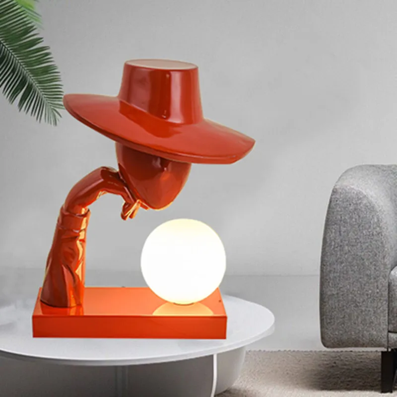 High Quality Hotel Living Room Luxury Nordic Designer Art Home Decor Modern Bar Restaurant Bedside Led Human Shape Table Lamps
High Quality Hotel Living Room Luxury Nordic Designer Art Home Decor Modern Bar Restaurant Bedside Led Human Shape Table Lamps