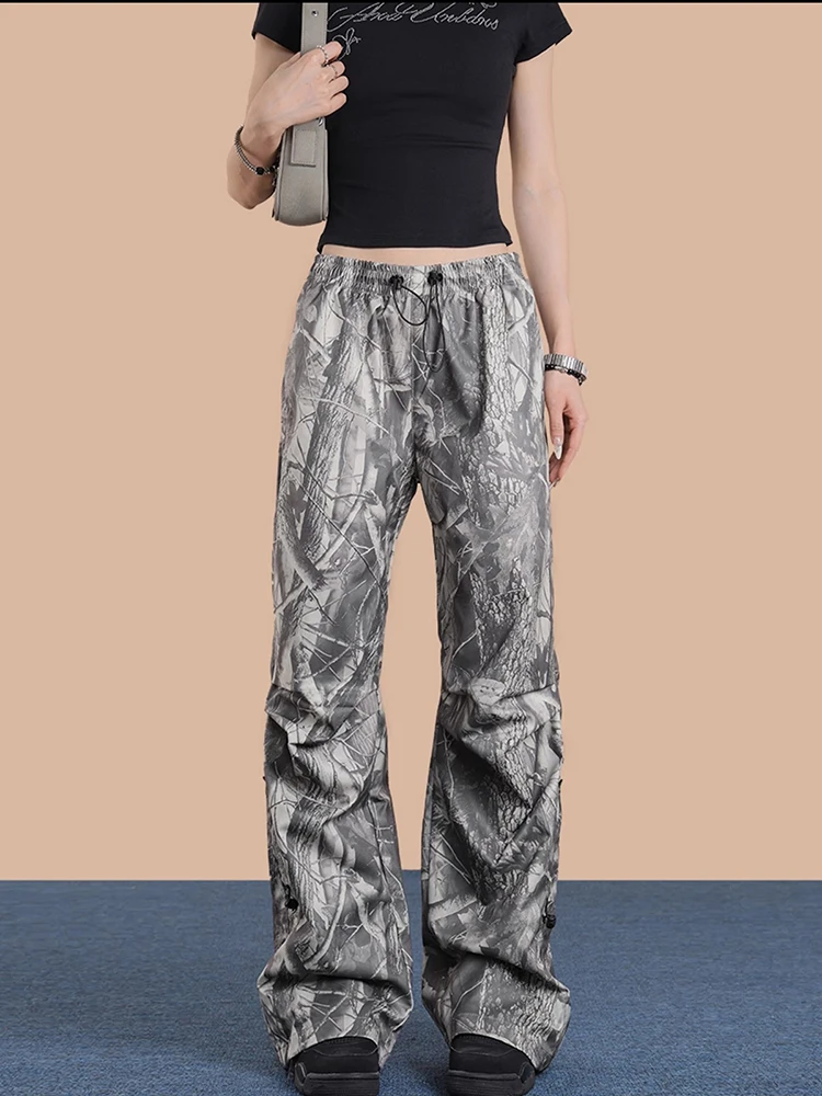 Women Casual Camouflage Cargo Pants Y2K Spring 2024 Wide Leg Pockets Trousers Baggy Streetwear HipHop Pant American Vintage
Women Casual Camouflage Cargo Pants Y2K Spring 2024 Wide Leg Pockets Trousers Baggy Streetwear HipHop Pant American Vintage
