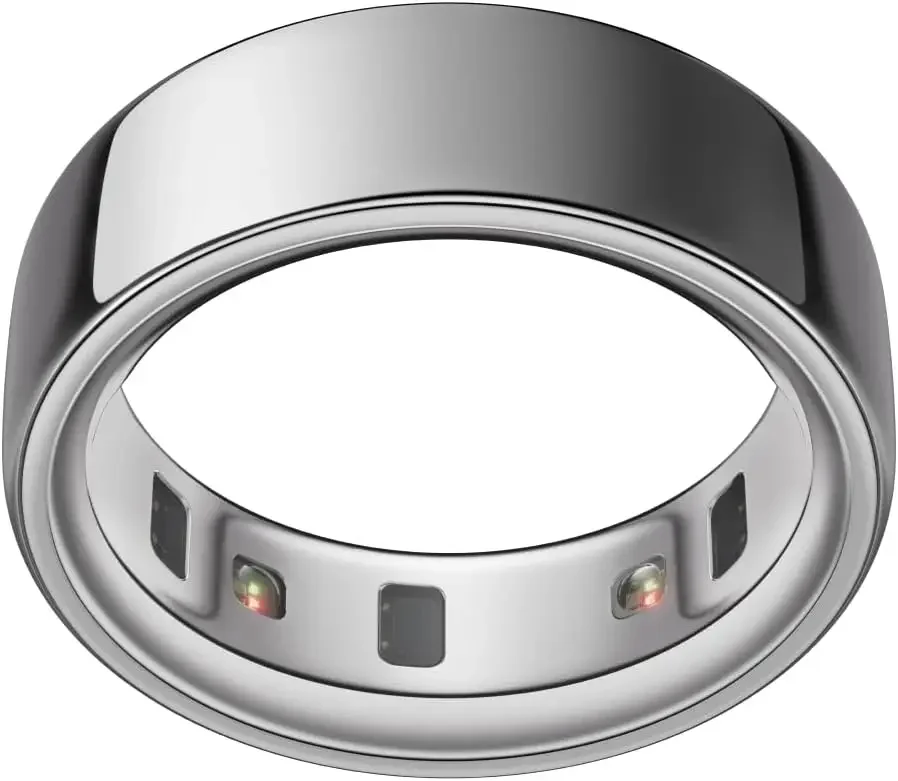 Ring 4 - Silver - Size 10 - Sleep, Activity, Women’s Health, AI Advisor, Up to 8 Days of Battery Life, Size Before You Buy, Andr
Ring 4 - Silver - Size 10 - Sleep, Activity, Women’s Health, AI Advisor, Up to 8 Days of Battery Life, Size Before You Buy, Andr