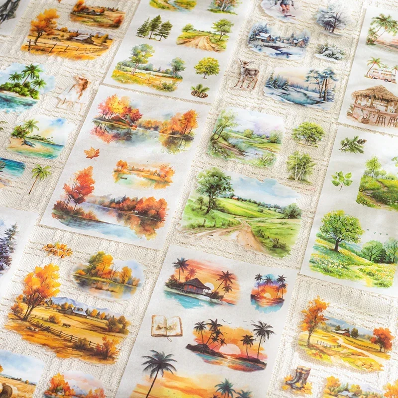 JIANWU Pastoral Four Seasons Series Vintage Plant Flower Landscaping Material Collage Sticker Book Creative Journal Stationery
JIANWU Pastoral Four Seasons Series Vintage Plant Flower Landscaping Material Collage Sticker Book Creative Journal Stationery