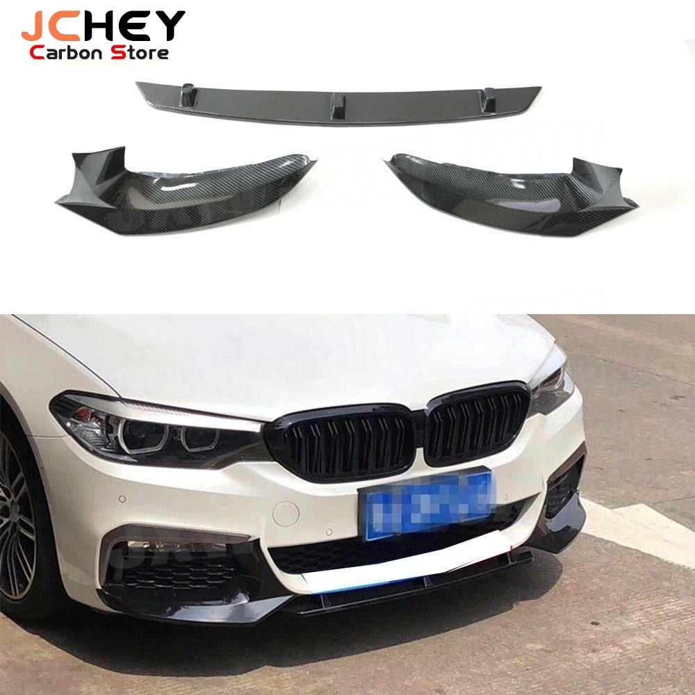 JCHEY 3PCS Carbon Fiber Car Front Bumper Lip Splitters For BMW 5 Series G30 G31 Sport 2017 2018 2019 ABS Gloss Black Kits
JCHEY 3PCS Carbon Fiber Car Front Bumper Lip Splitters For BMW 5 Series G30 G31 Sport 2017 2018 2019 ABS Gloss Black Kits