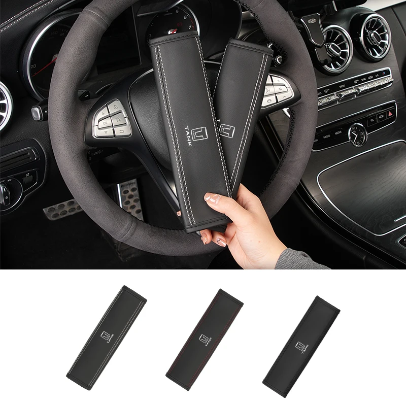 Car Pu Leather Seat Belt Safety Belt Cover Shoulder Protector Auto Accessories For WEY Tank 500 Macchiato Coffee 01 02 2021-2022
Car Pu Leather Seat Belt Safety Belt Cover Shoulder Protector Auto Accessories For WEY Tank 500 Macchiato Coffee 01 02 2021-2022