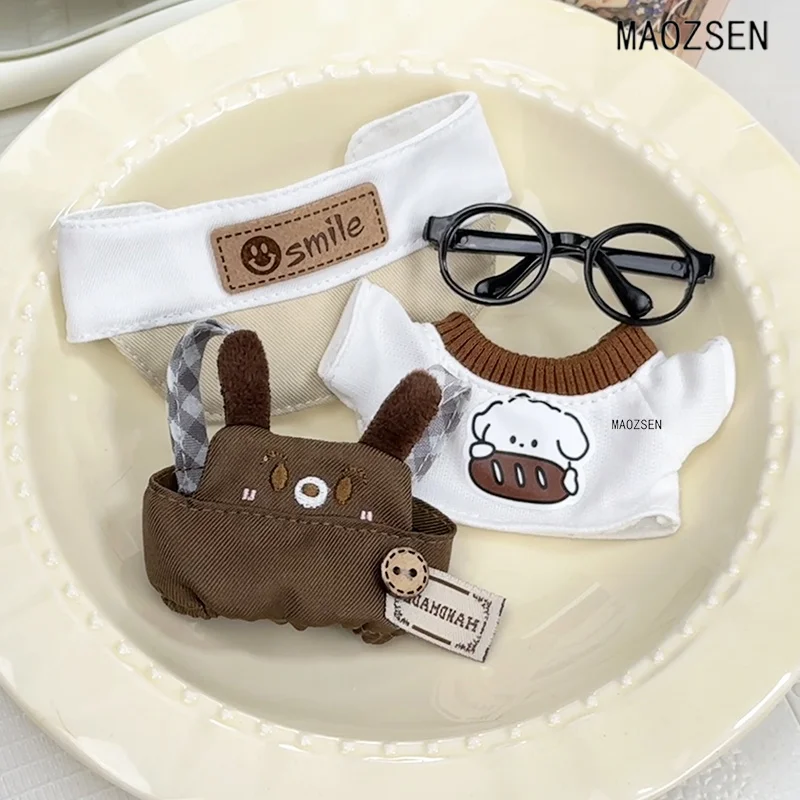Only Clothes 10cm Cotton Doll Cute Dog Repair Strap Pants Set Plush Toy Sea Star Body Normal Body Dressing Accessories Gift
Only Clothes 10cm Cotton Doll Cute Dog Repair Strap Pants Set Plush Toy Sea Star Body Normal Body Dressing Accessories Gift
