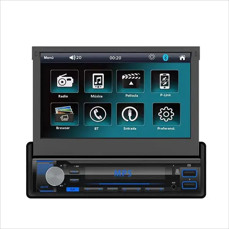 7 Inch 1 Din Retractable Telescopic Car MP5 Stereo Player Auto App Control Backup Camera SD Card Security Dashboard Radio
7 Inch 1 Din Retractable Telescopic Car MP5 Stereo Player Auto App Control Backup Camera SD Card Security Dashboard Radio