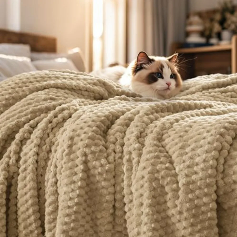 Ultra Soft Flannel Fleece Throw Blanket for Living Room and Couch Decor Lightweight 3D Jacquard Fleece with No Shedding and No
Ultra Soft Flannel Fleece Throw Blanket for Living Room and Couch Decor Lightweight 3D Jacquard Fleece with No Shedding and No