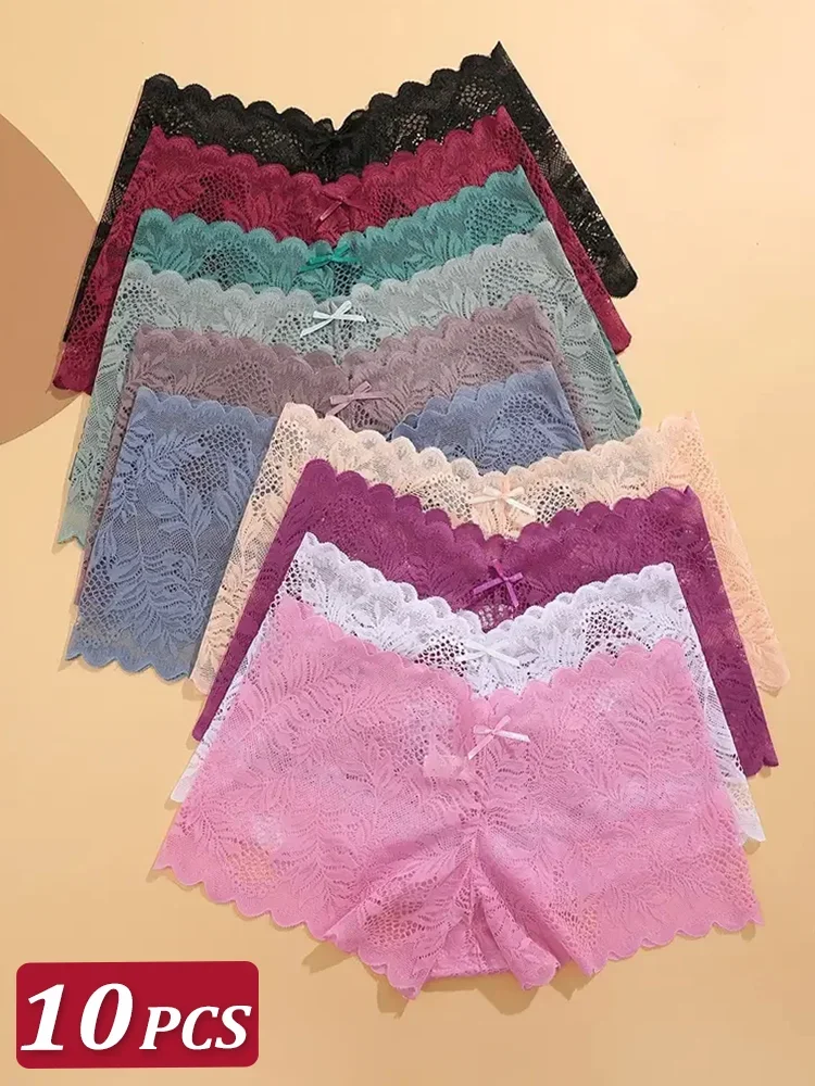 10 шт./компл., женское кружевное сексуальное бесшовное нижнее белье, дышащие боксеры с низкой талией, женское мягкое однотонное нижнее белье, высокоэластичное нижнее белье
10 шт./компл., женское кружевное сексуальное бесшовное нижнее белье, дышащие боксеры с низкой талией, женское мягкое однотонное нижнее белье, высокоэластичное нижнее белье