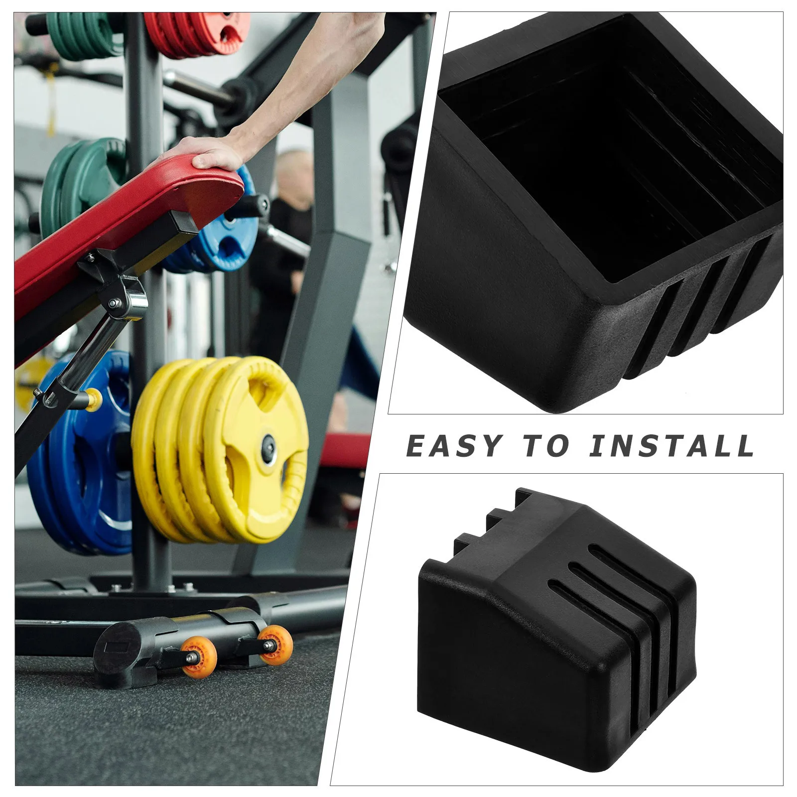 4 Pcs Foot Pad Rod Cover Floor Grippers for Furniture Accessories Pads Plastic Fitness
4 Pcs Foot Pad Rod Cover Floor Grippers for Furniture Accessories Pads Plastic Fitness