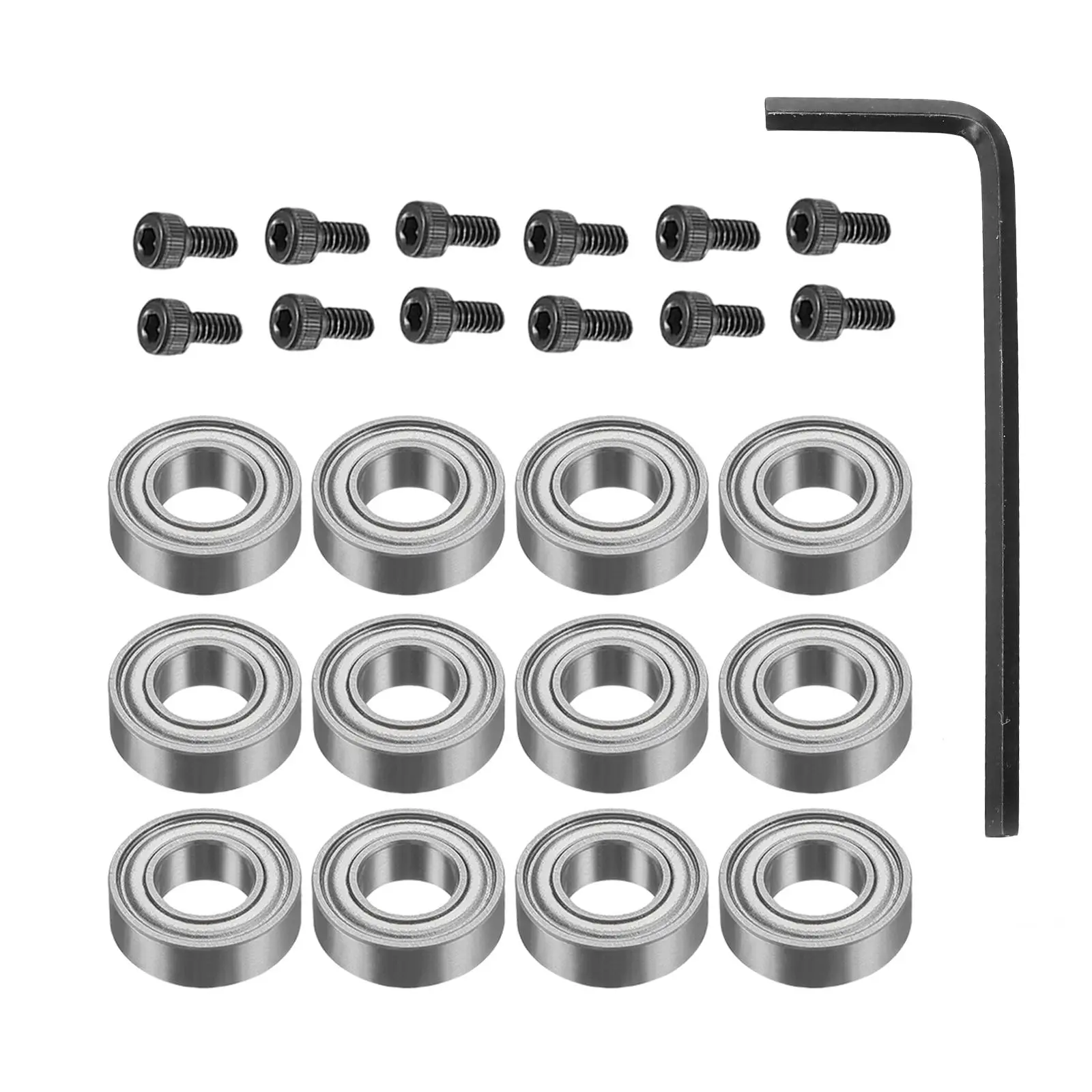12PC Woodworking Top-Mounted Router Bit Bearing Set Ball Bearings Bearing Replacement Bearings Kit 3/16\
12PC Woodworking Top-Mounted Router Bit Bearing Set Ball Bearings Bearing Replacement Bearings Kit 3/16\