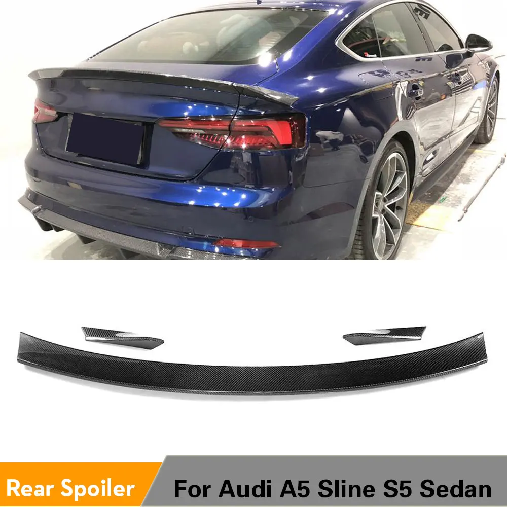 Carbon Fiber Trunk Spoiler Wing for Audi A5 B9 S5 Sline RS5 Sportback 4Door 2017-2019 Rear Spoiler FRP Black
Carbon Fiber Trunk Spoiler Wing for Audi A5 B9 S5 Sline RS5 Sportback 4Door 2017-2019 Rear Spoiler FRP Black