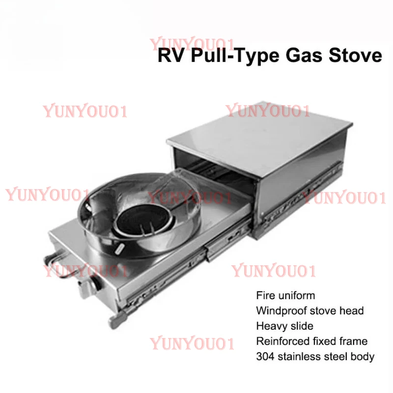 RV Stainless Steel Gas Stove Pull-out Slide Out Kitchen for Camper Trailer Caravan Motorhome
RV Stainless Steel Gas Stove Pull-out Slide Out Kitchen for Camper Trailer Caravan Motorhome