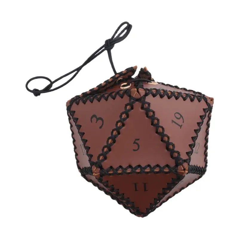 A08P-Polyhedral Dice Pouch Portable Drawstring Bag For RPG, Game, DND Dice Bag, Brown
A08P-Polyhedral Dice Pouch Portable Drawstring Bag For RPG, Game, DND Dice Bag, Brown