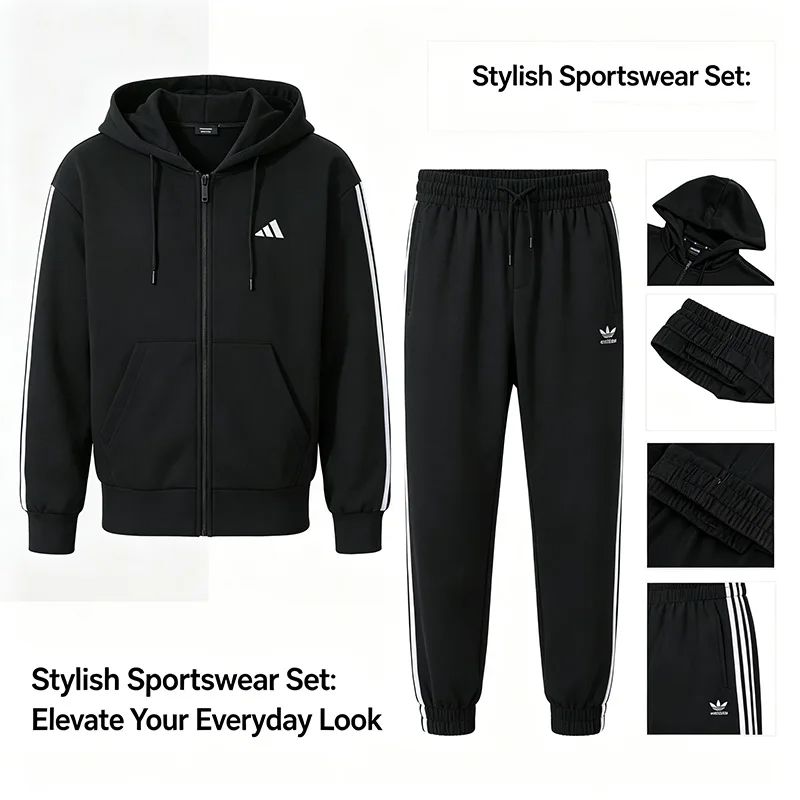 Adidas Men Fleece Lined Zip Hoodie Jacket Woven Sweatpants 3 Stripes Casual Sports Tracksuit JD1870 KB2465
Adidas Men Fleece Lined Zip Hoodie Jacket Woven Sweatpants 3 Stripes Casual Sports Tracksuit JD1870 KB2465