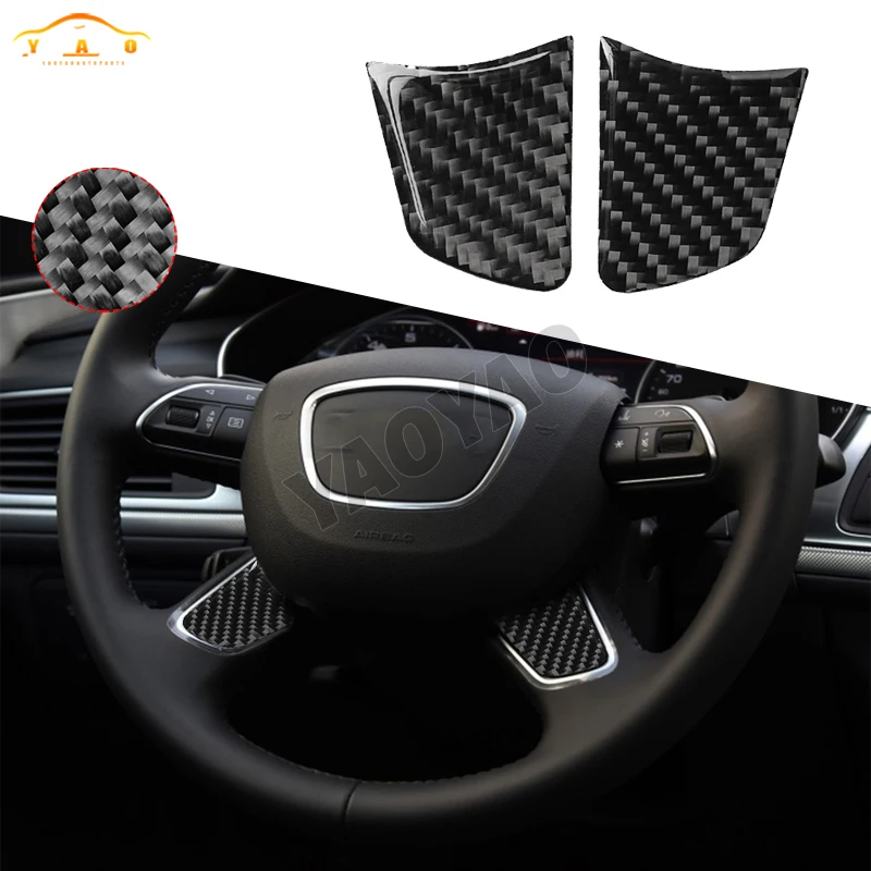 For Audi A6 S6 C7 A7 S7 4G8 2012-2018 Carbon Fiber Steering Wheel Button Stickers Cover Trim Sticker
For Audi A6 S6 C7 A7 S7 4G8 2012-2018 Carbon Fiber Steering Wheel Button Stickers Cover Trim Sticker