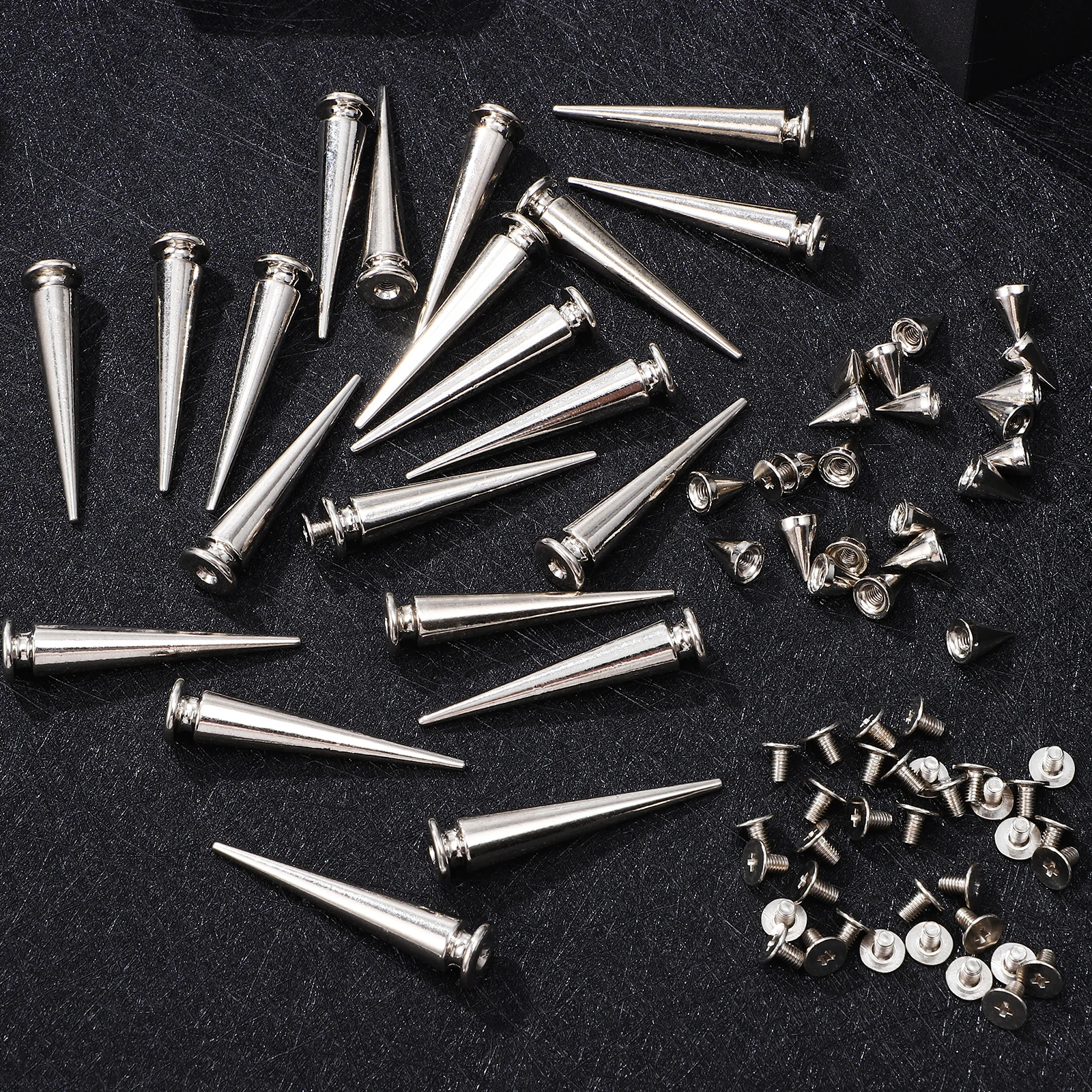 40pcs Rivet Set Spikes Clothing Accessories Alloy Craft Hardware Punk Metal Studs Shoe Charms Durability Practicality
40pcs Rivet Set Spikes Clothing Accessories Alloy Craft Hardware Punk Metal Studs Shoe Charms Durability Practicality