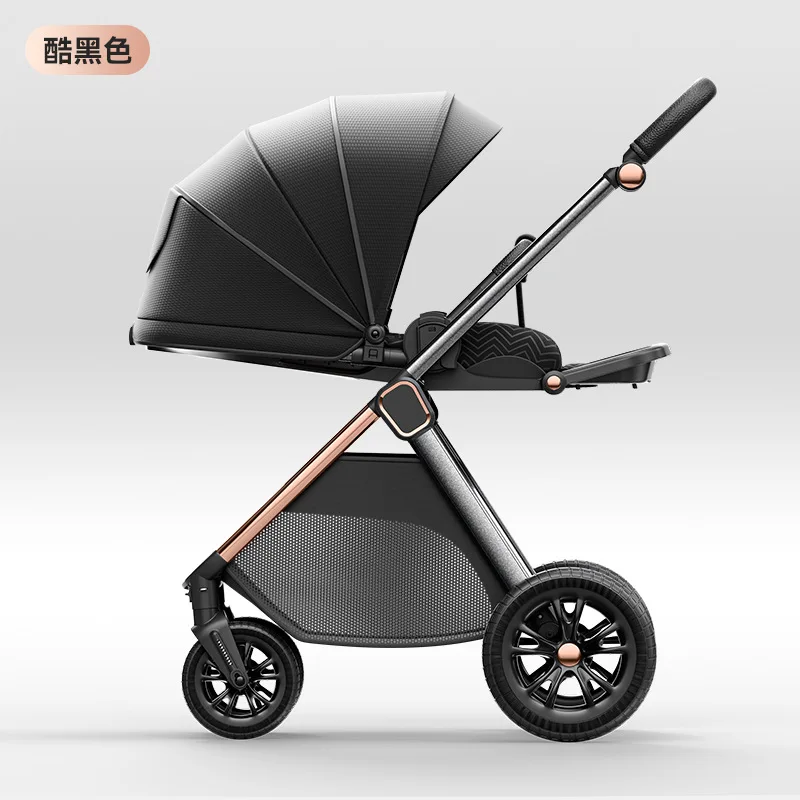 High-view Baby Stroller Can Sit or Lie Down Two-way Shock-absorbing Foldable Portable Newborn Baby Stroller
High-view Baby Stroller Can Sit or Lie Down Two-way Shock-absorbing Foldable Portable Newborn Baby Stroller