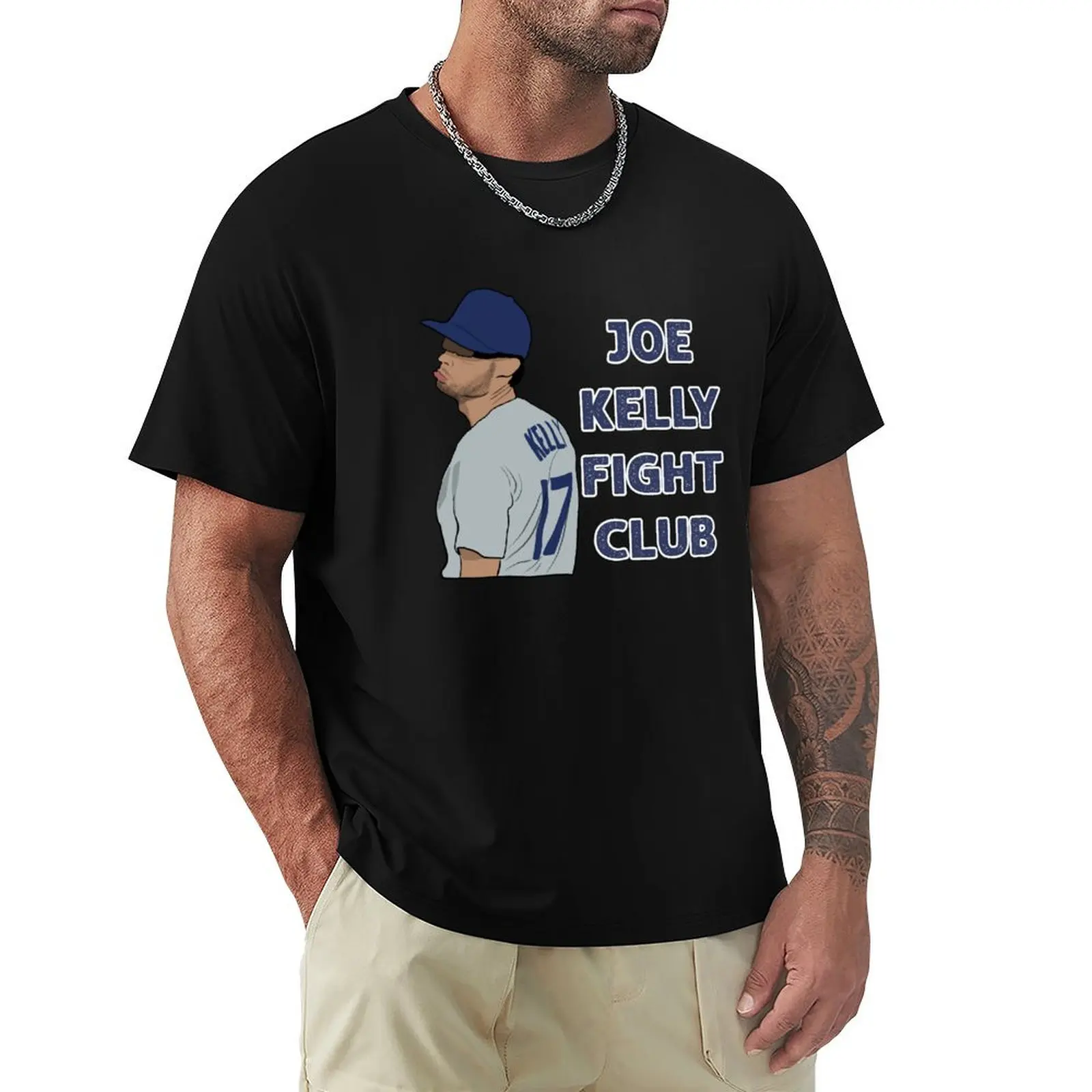 Joe Kelly Fight Club 2.0 T-Shirt Large Size Casual Short Sleeve Top
Joe Kelly Fight Club 2.0 T-Shirt Large Size Casual Short Sleeve Top