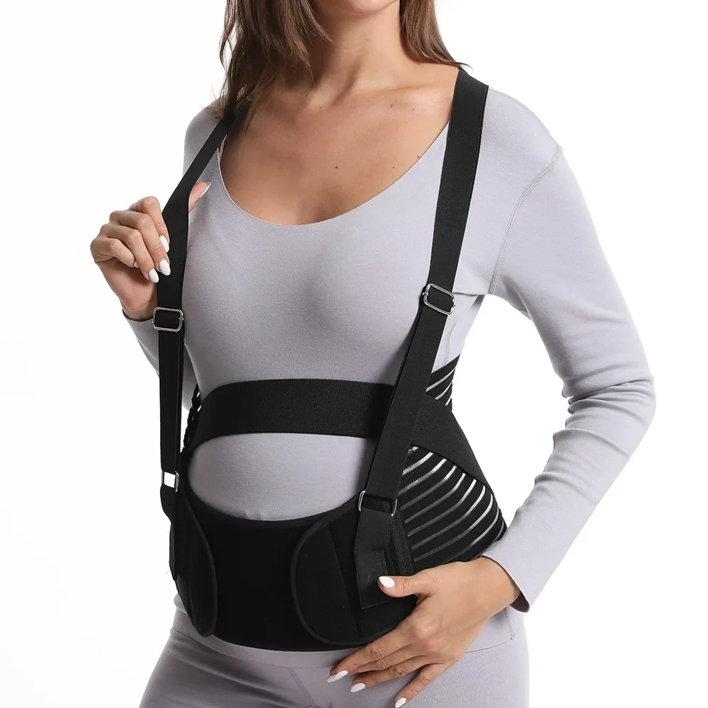 Double Support Back Abdomen Brace Shoulder Strap Lumbar Adjustable Black M-XXL NewSpecial Abdominal Care Belt for Pregnant Women
Double Support Back Abdomen Brace Shoulder Strap Lumbar Adjustable Black M-XXL NewSpecial Abdominal Care Belt for Pregnant Women