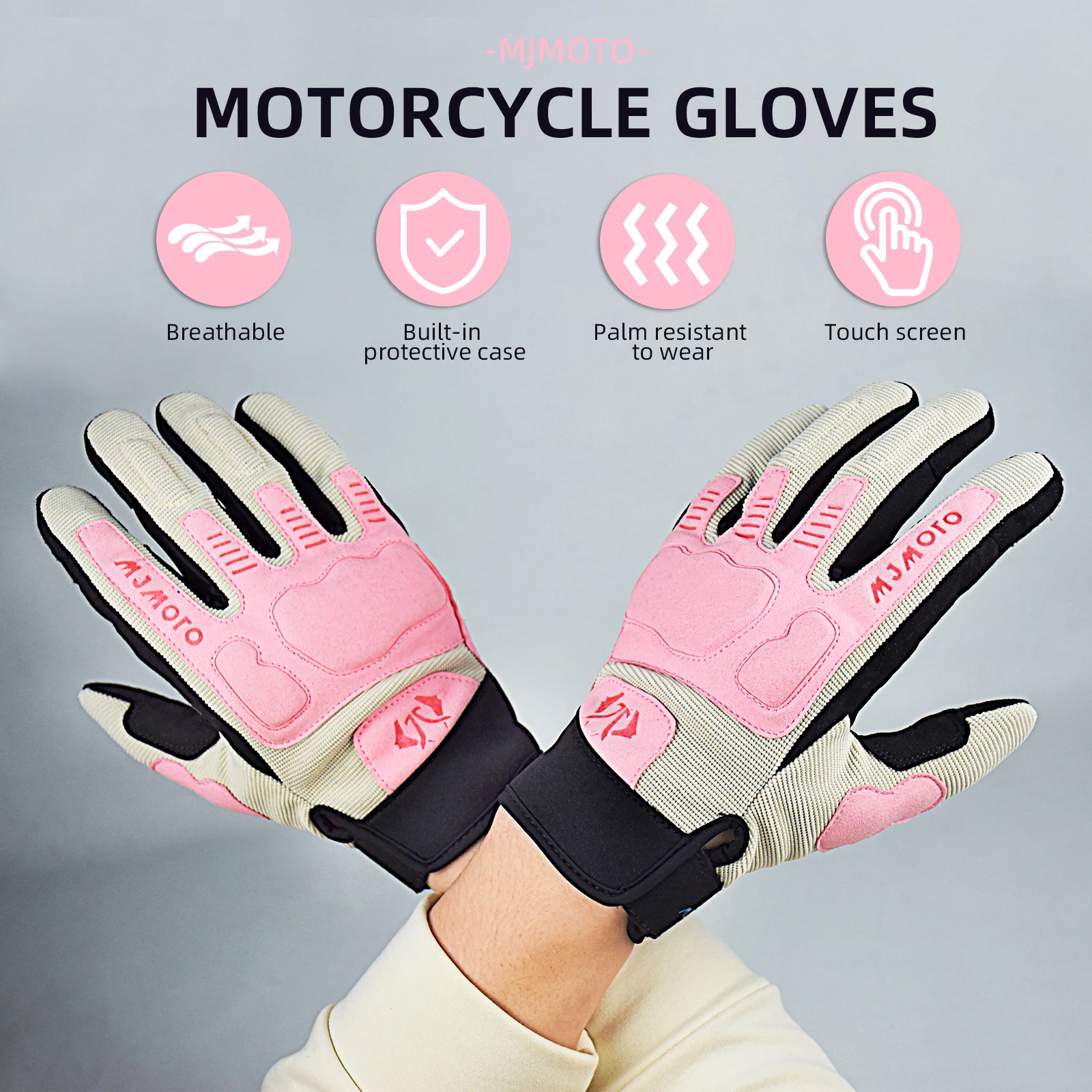 Ladies Pink Summer Breathable Motorcycle Gloves Touch Screen Women Mountain Bike ATV MTB Tactical Gloves Riding Moto Accessories
Ladies Pink Summer Breathable Motorcycle Gloves Touch Screen Women Mountain Bike ATV MTB Tactical Gloves Riding Moto Accessories