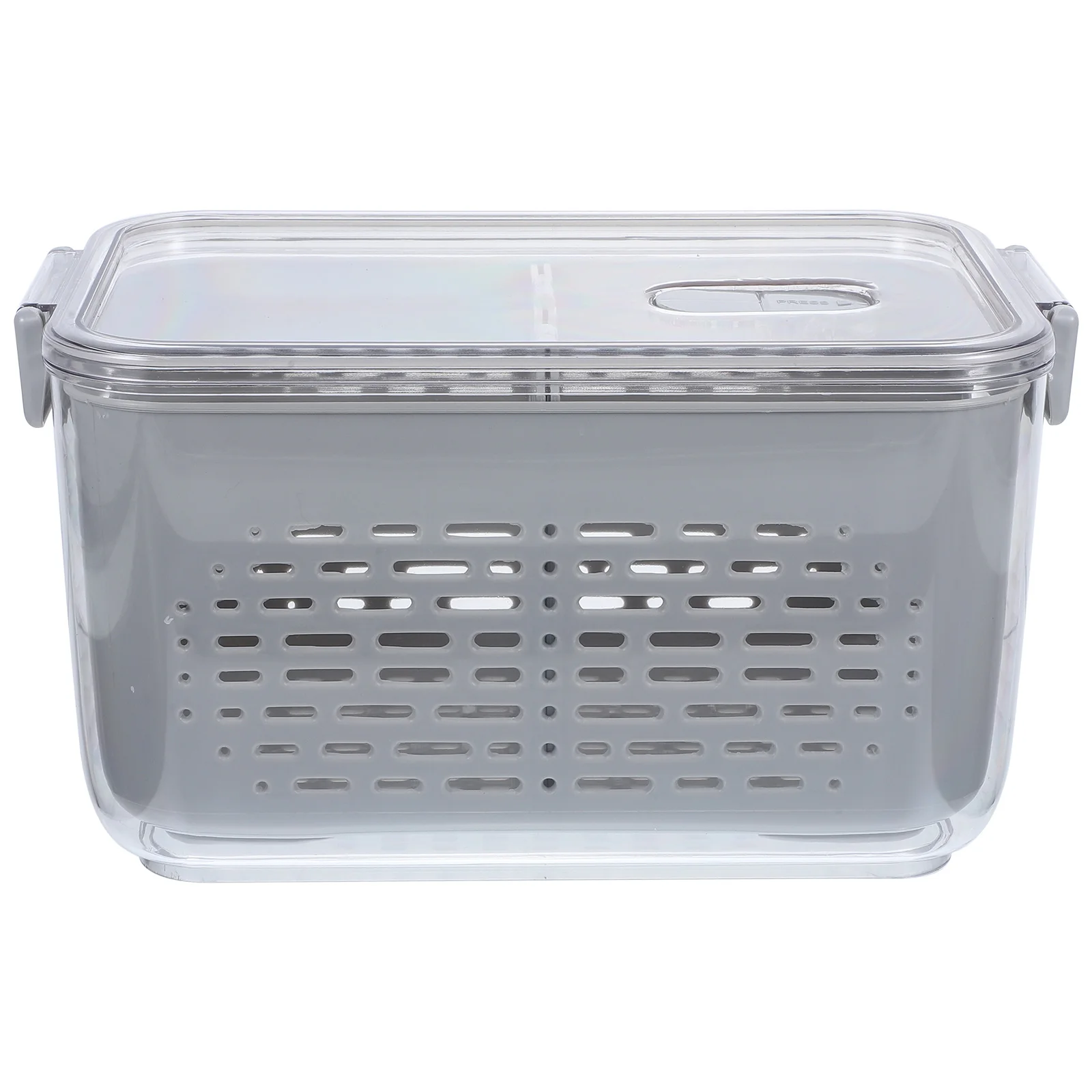 Fridge Storage Containers Detachable Basket Fruit Vegetable Salad Grey Drained Food Preservation Easy Clean Wide
Fridge Storage Containers Detachable Basket Fruit Vegetable Salad Grey Drained Food Preservation Easy Clean Wide