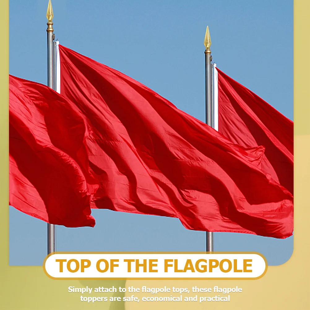 2Pcs Flagpole Topper Plastic Flag Heads Replacement Durable Flag Pole Toppers for Indoor Outdoor Use Decoration
2Pcs Flagpole Topper Plastic Flag Heads Replacement Durable Flag Pole Toppers for Indoor Outdoor Use Decoration