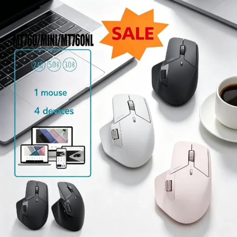 Multi-mode Bluetooth Rapoo MT760 Mini Mouse 2026 New Ergonomic 4000 DPI Rechargeable Support Up to 4 Devices
Multi-mode Bluetooth Rapoo MT760 Mini Mouse 2026 New Ergonomic 4000 DPI Rechargeable Support Up to 4 Devices