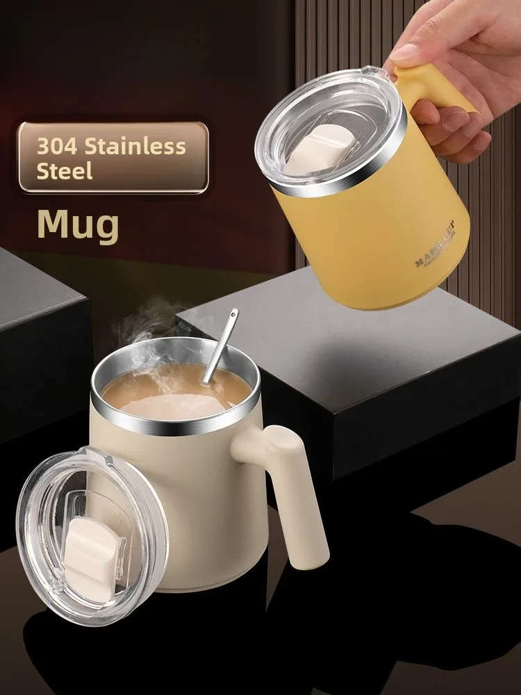 Modern 304 Stainl Steel Mugs Good Looking Office Coffee Cups with Lid Dormi Couple Tea Cups Home Water Drinking Cups
Modern 304 Stainl Steel Mugs Good Looking Office Coffee Cups with Lid Dormi Couple Tea Cups Home Water Drinking Cups