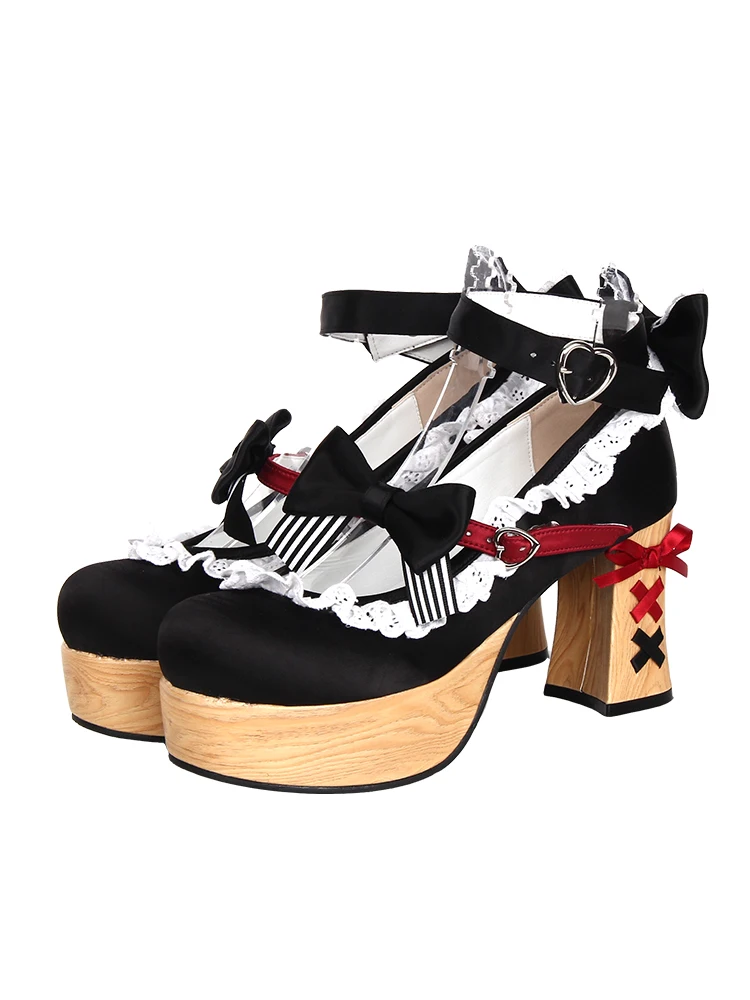 2025 New Japanese Girl Lolita Shoes Round Head High Heels Bow Princess Dress Tea Party Shoes Kawaii Loli Single Shoes
2025 New Japanese Girl Lolita Shoes Round Head High Heels Bow Princess Dress Tea Party Shoes Kawaii Loli Single Shoes