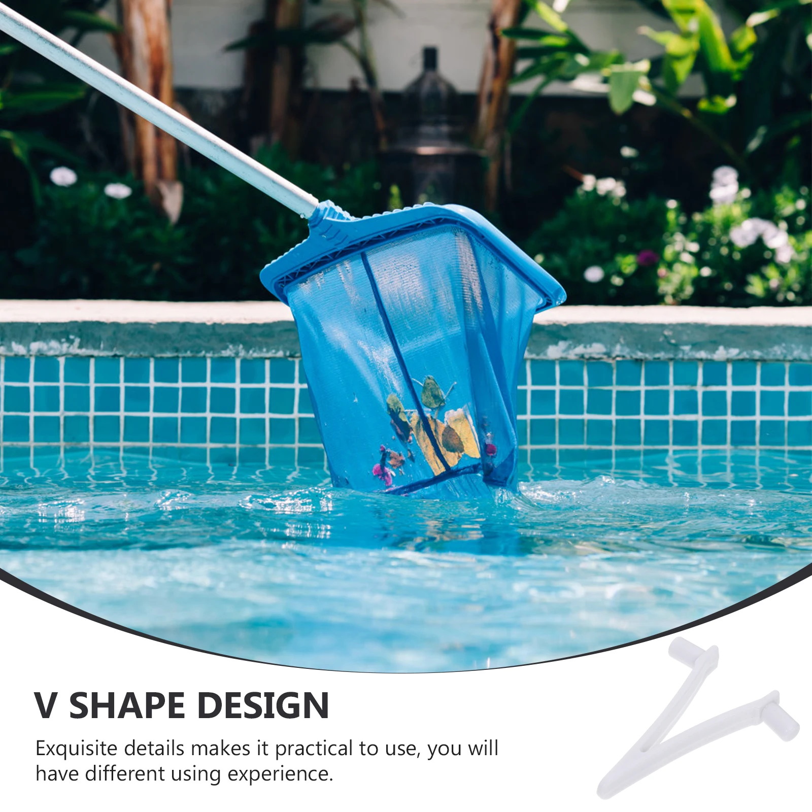 24 Pcs Swimming Pool V Shaped Clips Durable Plastic Replacement Parts Skimmer Net Vacuum H Leaf Rake Filter Hydrotherapy
24 Pcs Swimming Pool V Shaped Clips Durable Plastic Replacement Parts Skimmer Net Vacuum H Leaf Rake Filter Hydrotherapy