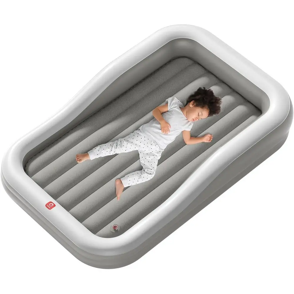 Inflatable Toddler Travel Bed with 3-Sided Safety Bumpers, Extra Large Kids Air Mattress, Includes Detachable Mattress, Portable
Inflatable Toddler Travel Bed with 3-Sided Safety Bumpers, Extra Large Kids Air Mattress, Includes Detachable Mattress, Portable