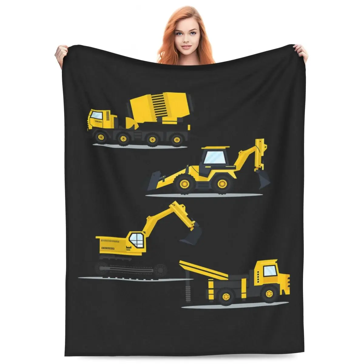 Construction Truck Excavator Blankets Flannel Sofa Super Soft Throw Blankets for Couch Bedding Travel Throws Bedspread Quilt
Construction Truck Excavator Blankets Flannel Sofa Super Soft Throw Blankets for Couch Bedding Travel Throws Bedspread Quilt