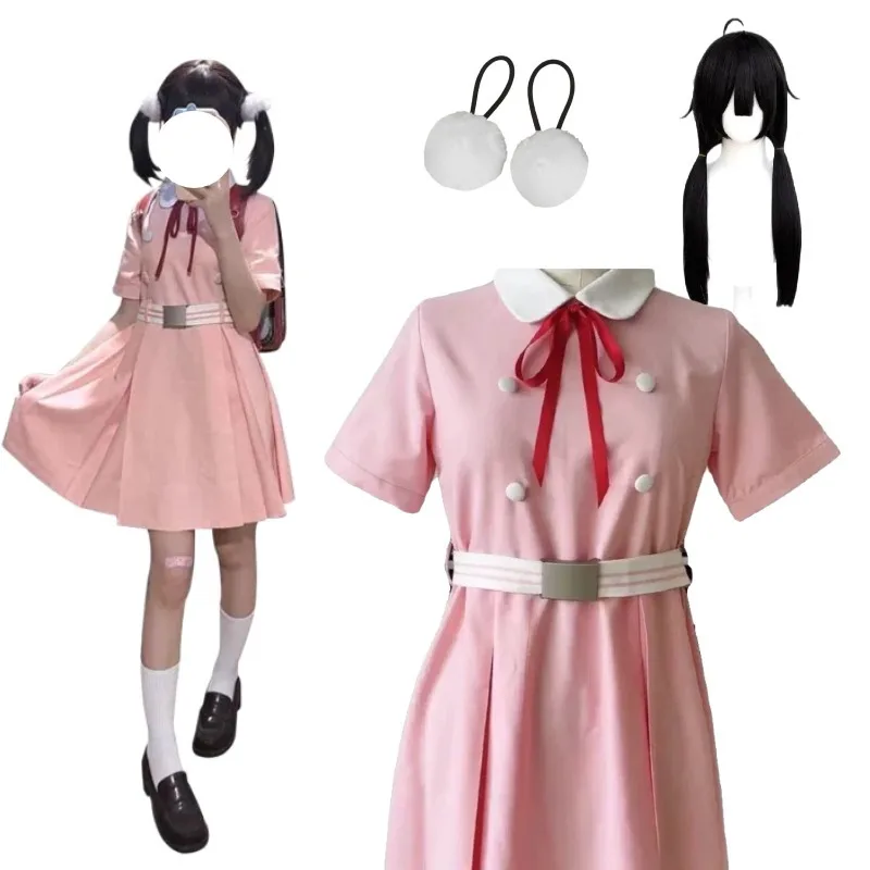 Anime Kitashirakawa Tamako Cosplay Costume Pink Lolita Dress Uniform Wig Headwear Suit for Women Halloween Party Outfits
Anime Kitashirakawa Tamako Cosplay Costume Pink Lolita Dress Uniform Wig Headwear Suit for Women Halloween Party Outfits