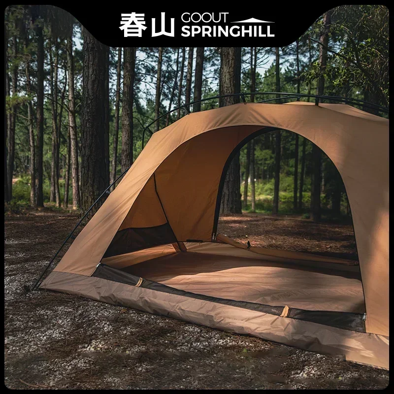 GOOUT SPRINGHILL Penglai Открытый кемпинг Палатка-кенгуру для двух человек Внутреннее укрытие Ветер Маленькая гидроизоляция защита от солнечных ожогов
GOOUT SPRINGHILL Penglai Открытый кемпинг Палатка-кенгуру для двух человек Внутреннее укрытие Ветер Маленькая гидроизоляция защита от солнечных ожогов