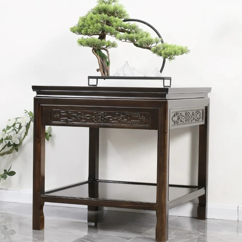 New Chinese Style Solid Wood Side Table, Drawer Corner Table for Living Room, Square Plant Stand for Balcony,Creative Home Decor
New Chinese Style Solid Wood Side Table, Drawer Corner Table for Living Room, Square Plant Stand for Balcony,Creative Home Decor