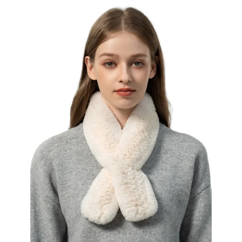 Double Sided Real Fur Rex Rabbit Hair Scarf Korean Fashion Cute Versatile Warm Scarf For Women Autumn Winter
Double Sided Real Fur Rex Rabbit Hair Scarf Korean Fashion Cute Versatile Warm Scarf For Women Autumn Winter