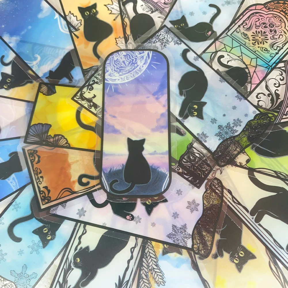 10/30/50pcs Vintage Gothic Black Cat Cartoon Stickers Cute Aesthetic Decals DIY Scrapbook Laptop Guitar Waterproof Sticker Decor
10/30/50pcs Vintage Gothic Black Cat Cartoon Stickers Cute Aesthetic Decals DIY Scrapbook Laptop Guitar Waterproof Sticker Decor