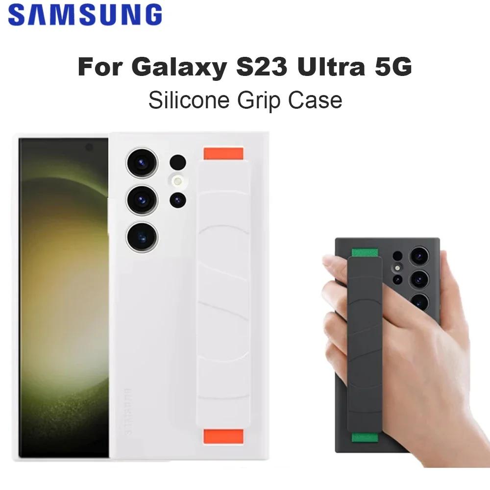 Чехол для Samsung Galaxy S23 Ultra, высококачественный силиконовый чехол с рукояткой для S23 Ultra (6,8 дюйма), оригинальный Оригинальный чехол
Чехол для Samsung Galaxy S23 Ultra, высококачественный силиконовый чехол с рукояткой для S23 Ultra (6,8 дюйма), оригинальный Оригинальный чехол
