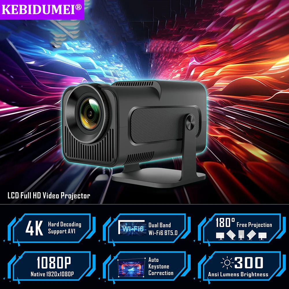 HY320 1080P проектор Android 11 Dual WiFi 6 Bluetooth 5,0 400ANSI 180 градусов поворотный проектор кинотеатр домашняя мини-проекция
HY320 1080P проектор Android 11 Dual WiFi 6 Bluetooth 5,0 400ANSI 180 градусов поворотный проектор кинотеатр домашняя мини-проекция