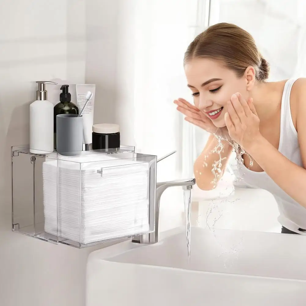 Acrylic Towel Container Box Acrylic Essentials Organizer Acrylic Facial Towel Storage Box with Drawer Capacity for Disposable
Acrylic Towel Container Box Acrylic Essentials Organizer Acrylic Facial Towel Storage Box with Drawer Capacity for Disposable